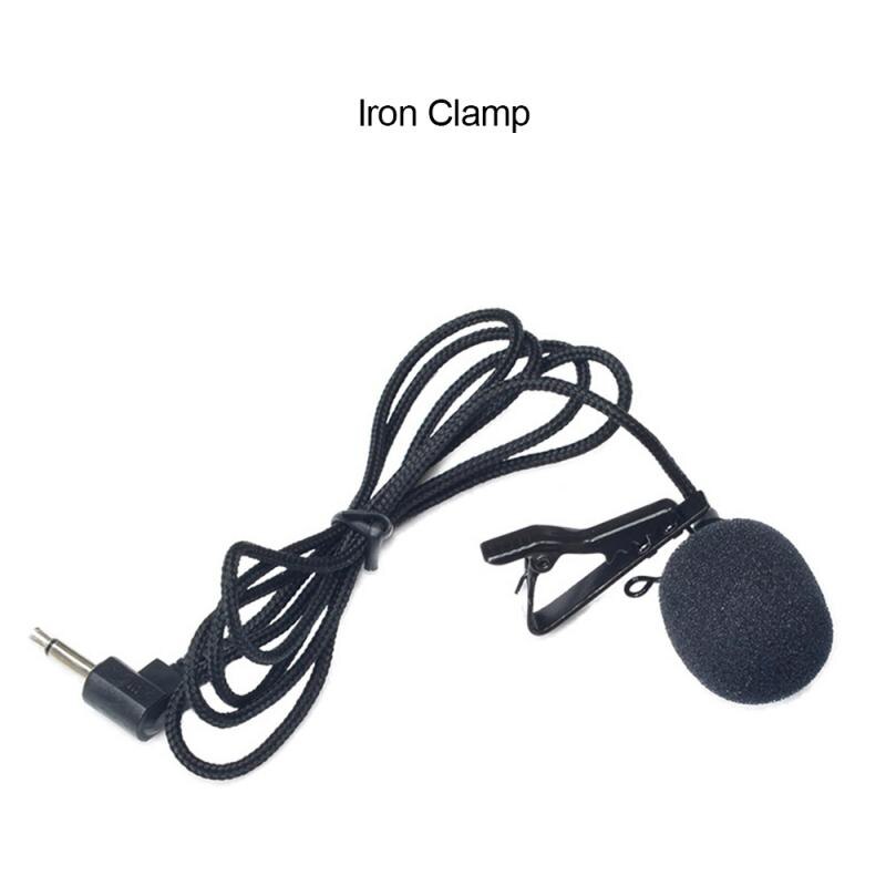 Common 3.5mm Mini Portable Microphone Condenser Clip-on Lapel Mic Wired Mic Mikrofo/Microfon For Computer PC Laptop Loundspeaker