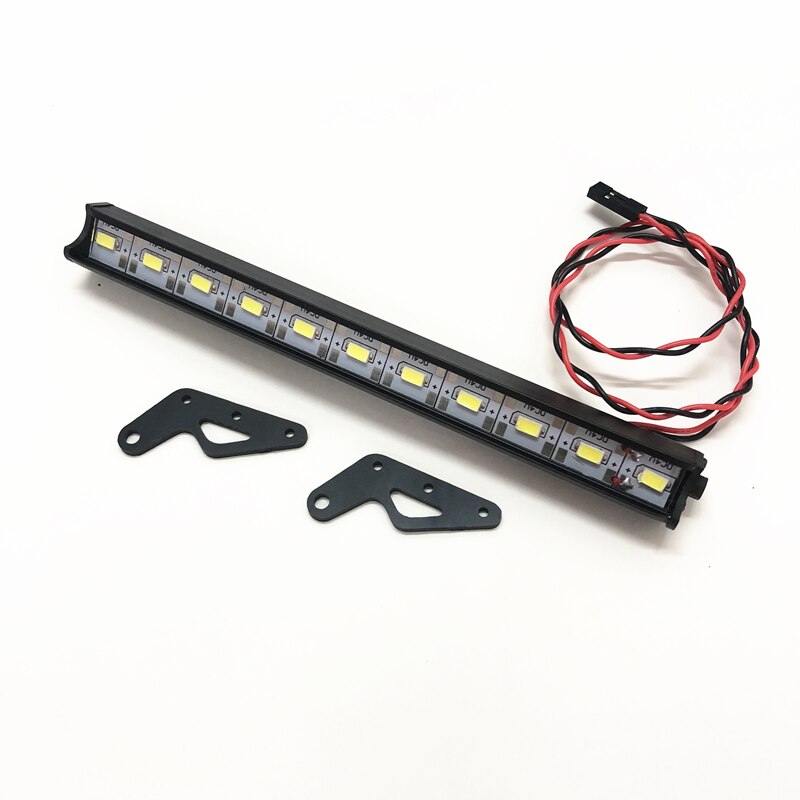 Metalen Dak Lamp LED Verlichting 136mm of 150mm Licht Bar voor 1/10 RC Crawler Auto Vrachtwagen Traxxas HSP redcat SCX10 RC4WD D90 RC Auto Deel