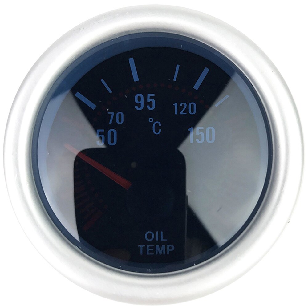 1pc 2V Oil Temperature Gauge 52mm Auto Car Oil Temp Gauge Oil Temp Tester