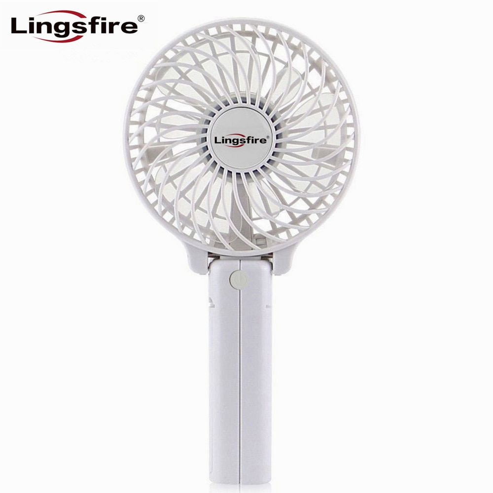 Foldable Handheld Personal Fan Battery Portable Desktop Mini Fan Electric Hand Bar Baby Stroller Fan Rechargeable Battery
