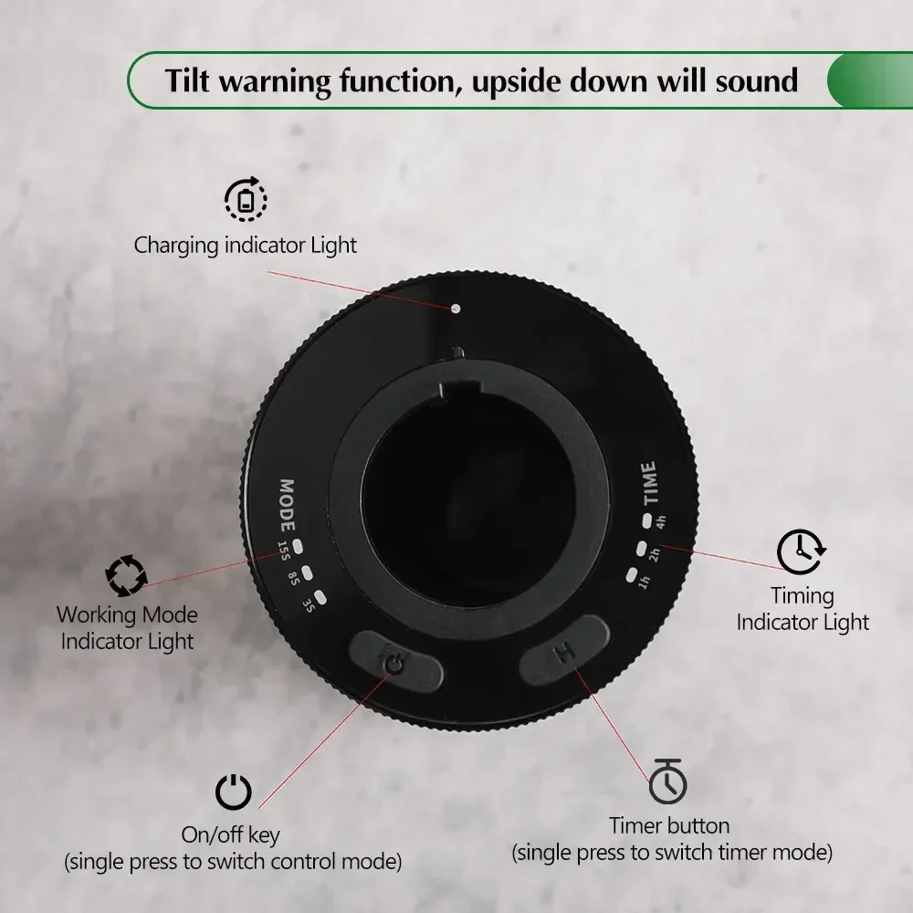 Diffuseur d'aromathérapie haut de gamme, désodorisant, matériel aromatique, chargement USB, décor STE, délit de bureau