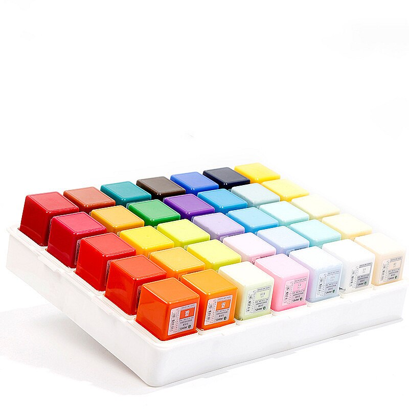 20 farger 30ml gouache akvarellmaling unik gelékopp gouachemaling for kunstnere studenter kunstartikler