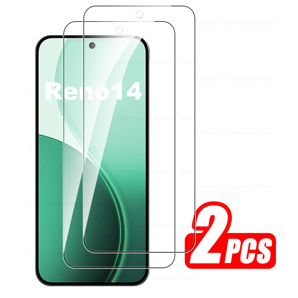 4-1Stck Schutz Glas Für Oppo Reno14 Profi 9H Prämie Bildschirm Schutz Abdeckung Telefon Film Für Oppo Reno14Profi reno 14 14Profi 5G: Braun / Bündel 20