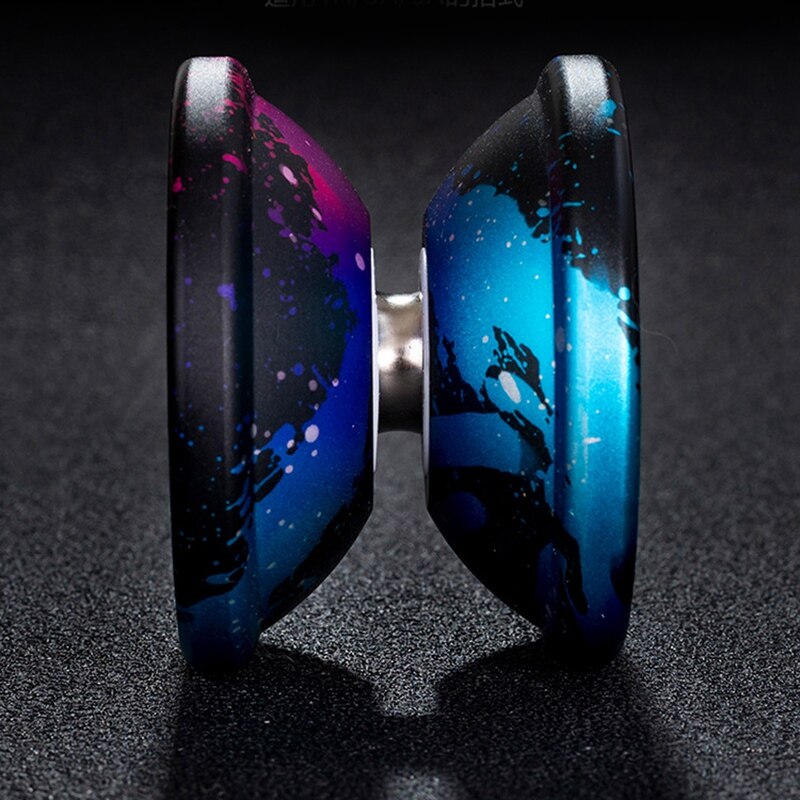 Aresyoyo-Yoyo de aleación de aluminio, juguete clásico de mariposa de Metal, con 10 bolas Kk de rodamiento de alta velocidad, AO1