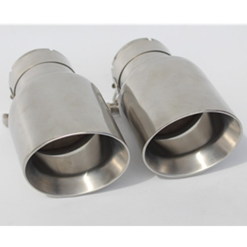 Silenciador de tubo de escape Universal para coche, tubo de escape de acero inoxidable de , estilo, , 1 ud.