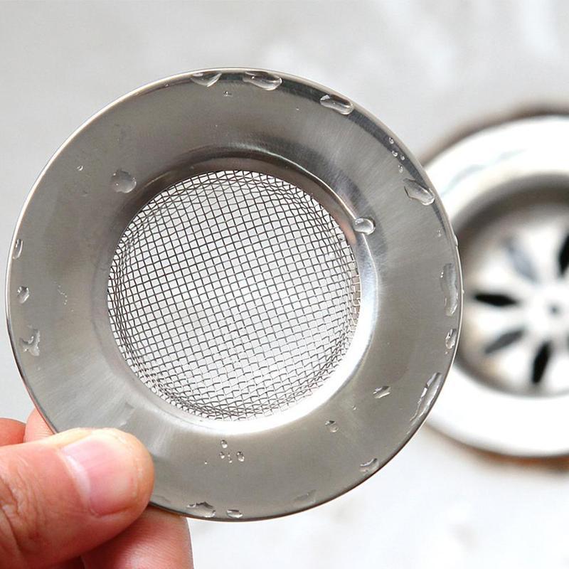 Rustfritt stål mesh vanntank filter mesh avløp anti-støpsel nett til badekar filter filter tank kjøkken restskjerm: misligholde tittel