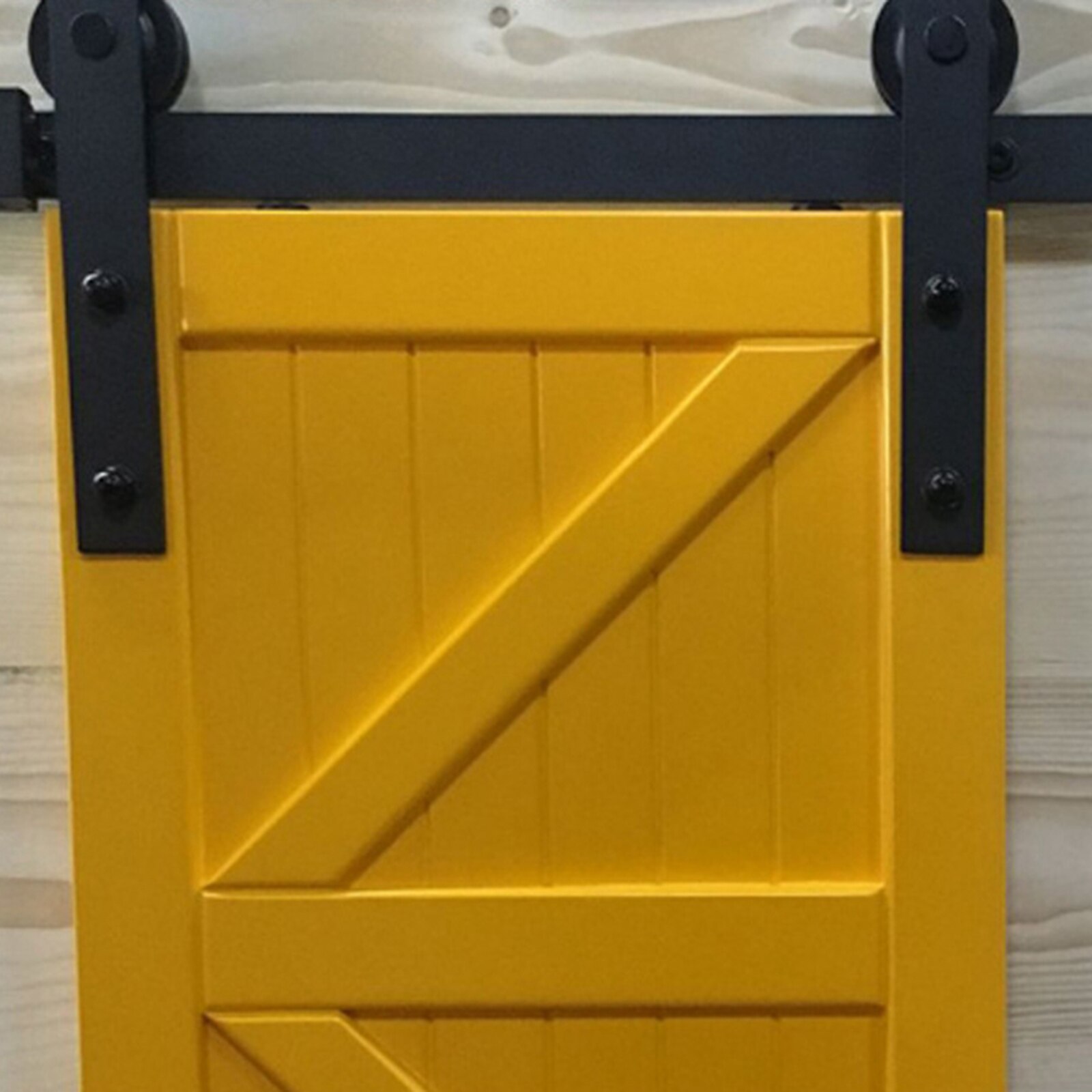 2Pcs Black Zinklegering Schuifdeuren Schuur Deur Stopper Home Gebruik Voor Schuifdeuren Schuur, Roestvrij En Duurzaam