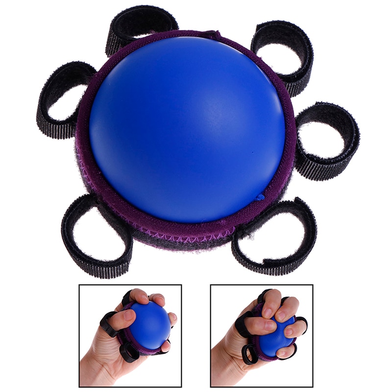 Pelota de agarre para el dedo, pelota de entrenamiento de potencia, agarre de mano, pelota de PU, ejercicio de práctica, pinza de entrenamiento de goma para el músculo