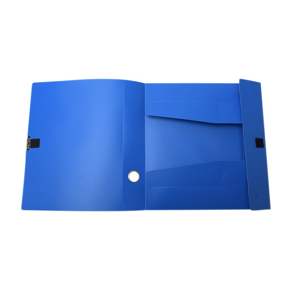 A4 3.5cm/5.5cm bærbar organisator letvægtsfiler mappe dokumentfilboks forretningsblå opbevaringspose filboks