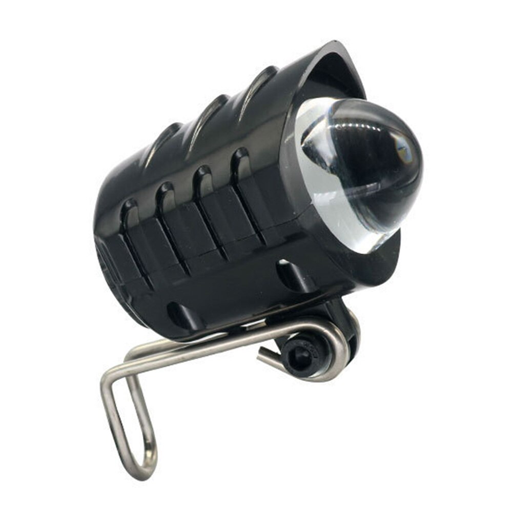 36-60V High Brightness LED Front Fork Light Ebike Headlight Spotlight W/ Horn Stainless Steel Bracket Bicycle Parts