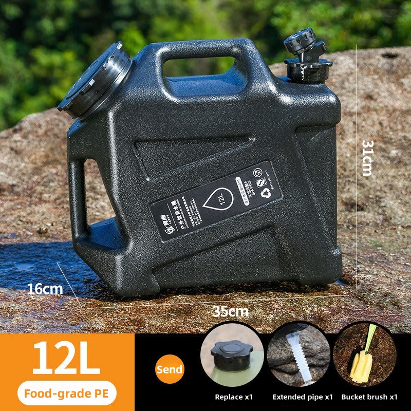 Large-capacity food-grade water storage bucket, outdoor storage bucket, suitable for camping, outdoor gatherings and travel use