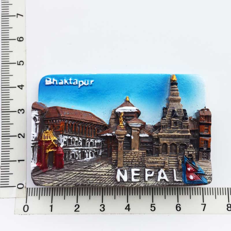 Nepal Koelkast Magents Toeristische Souvenir Lumbini Durbar Everest Koelkast Magnetische Stickers Herdenkingsmunt Magneet Woondecoratie: Nepal 4