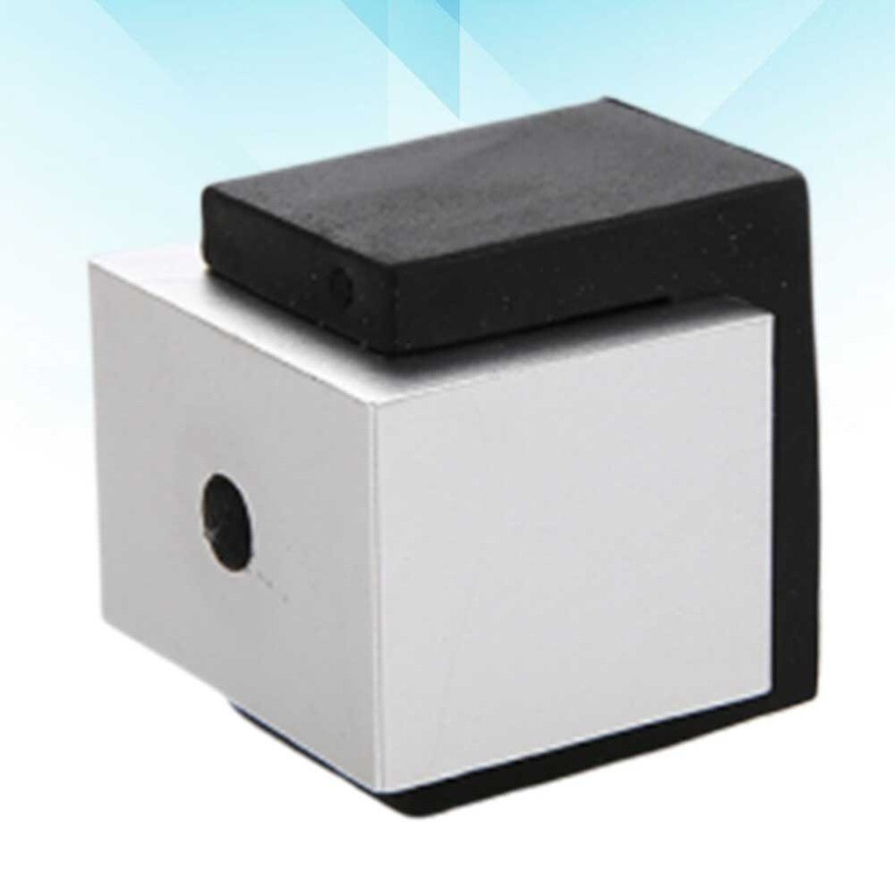 Office Collision-proof Door Stop Door Holder Square Wood Door Roof Toilet Bathroom Glass Door Stops: Default Title