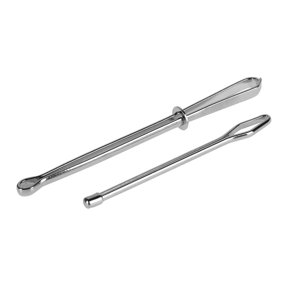2stk Rustfritt Stål Trådtreder Guide Elastisk Tau - Syverktøy Klips Nål Håndverk