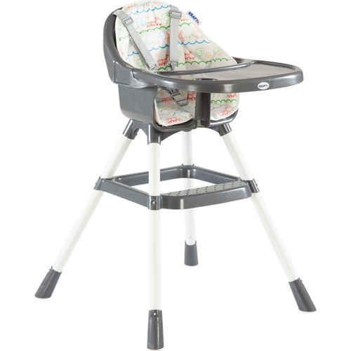 Baby højstol børnesikkerhed spisestue højstol selestol med hjul pude multifunktionel babystol