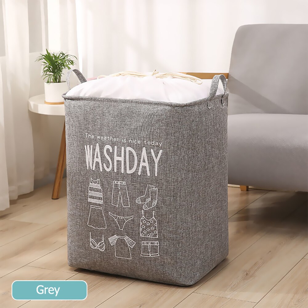 Opbergdoos Kleding Opbergtas Opbergtas Vuile Kleren Wasmand Vuile Kleren Opslag Mand Kleren Speelgoed Opslag Mand: Grey