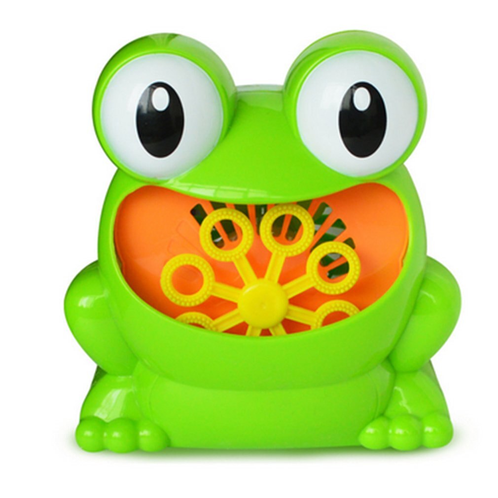 blasiert Maschine Badewanne Große Frosch Automatische blasiert Hersteller Spielzeug mit 24 Musik Lied Schlecht Spielzeug für Baby Jungen Mädchen