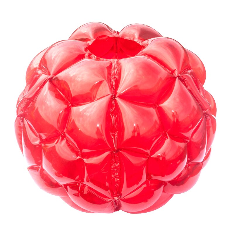 Outdoor Opblaasbare Bumper Bal Pvc Bubble Voetbal Zorb Bal/Pomp Voor Kinderen Volwassen Familie Spel Sport Speelgoed Bal Recreatie en Fi: Rood