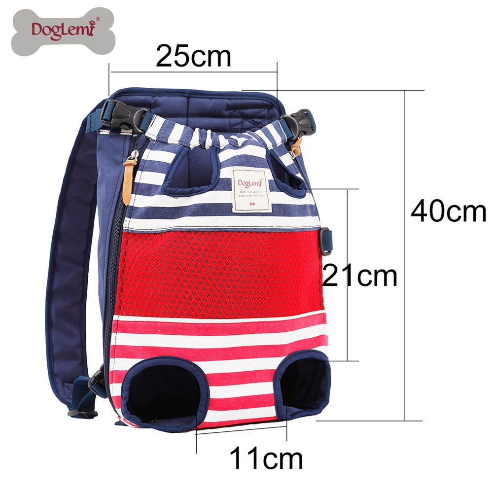 Dog Carrier Pet Dog Cat Carrier Backpack Travel Carrier Front Chest Large Portable Bags for 12kg Pet Outdoor Transportin