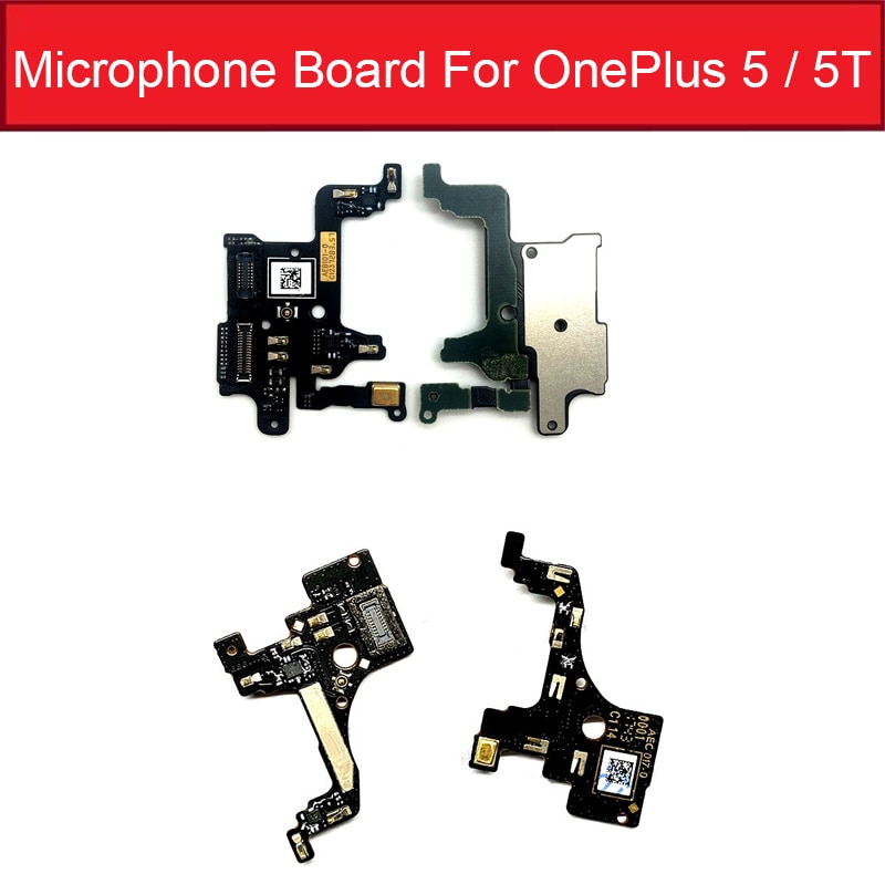Microfoon Flex Kabel Voor Oneplus 1 + 5 5t A5000 A5010 Mic Microfoon Connector PCB Flex Lint Vervangende Onderdelen