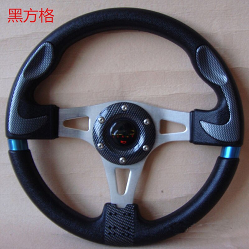 universal PVC Leather Steering Wheel 320mm 13inch racing steering wheel Aluminum for Drift Sport Steering Wheels and horn: Purple