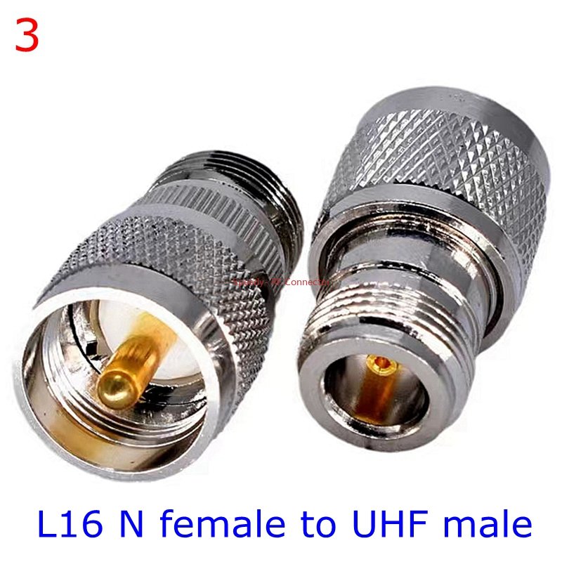 1 stks UHF SO239 PL259 SO-239 PL-259 Man Vrouw Naar N Type Mannelijke Vrouwelijke Rechte Connector UHF Naar N Mannelijke Vrouwelijke RF Messing Koper