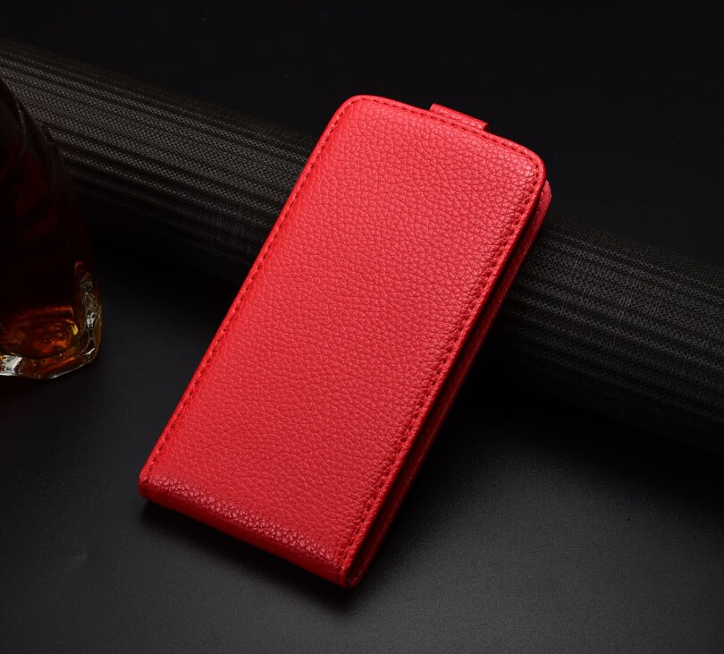 For Huawei Honor 10 Lite Cases TPU Flip Back Phone Pu Leather Cover for Honor 10 Lite Cover Cartoon Vertical Case: Red