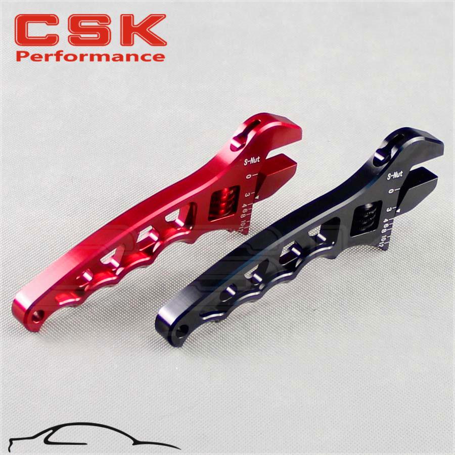 AN Adjustable Aluminum Anodized Wrench Fitting Tools Spanner AN3 3AN-12AN RED