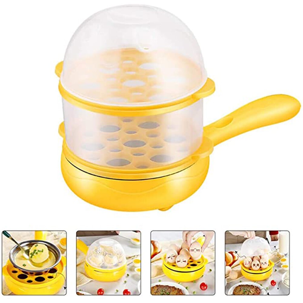 Multifunctional Household Mini Fried Eggs Artifact Boiled Egg Inserted Electric Frying Breakfast Machine Automatic Skillets