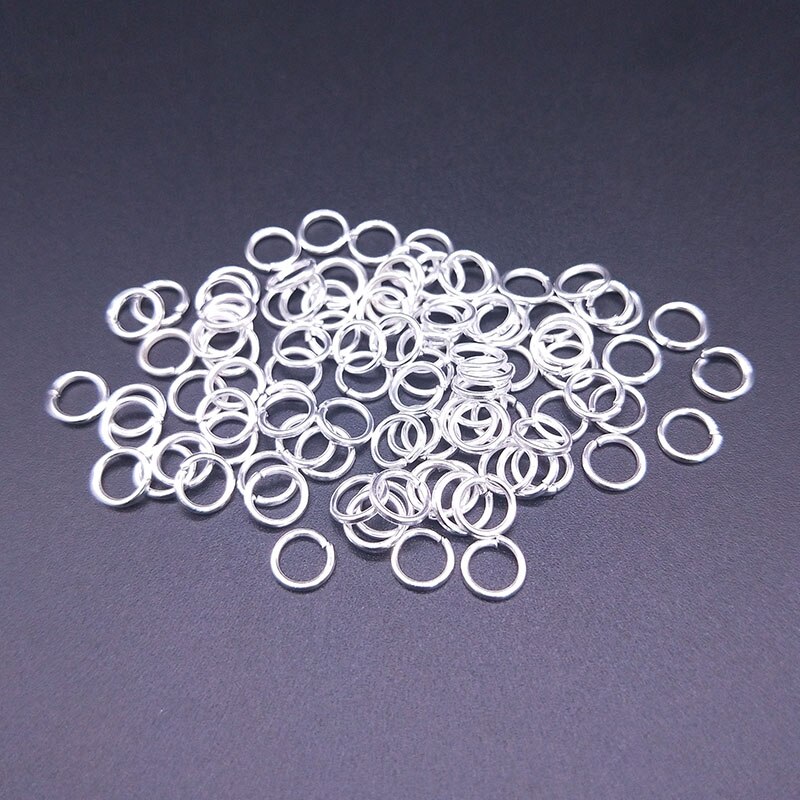 100 stks/partij 5mm Open Jump Rings Split Connectors Voor Diy Sieraden Vinden Maken Ketting Armband Accessoires 8 kleuren