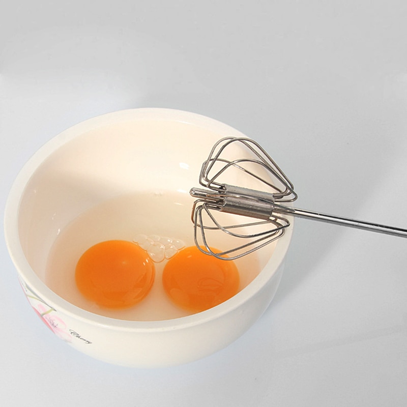 Kitchen Tools Egg Tools Semi-automatic Rotating Mixer Stainless Steel Baking Accessories Cream Butter Mixer Kitchen Essentials