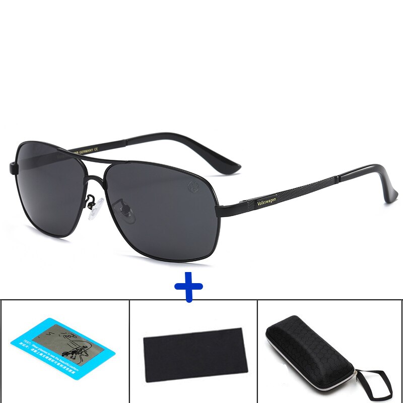 Brand Men's Polarized Sunglasses For Driving UV Protection Eyewear Travel Sun Glasses: Black 2