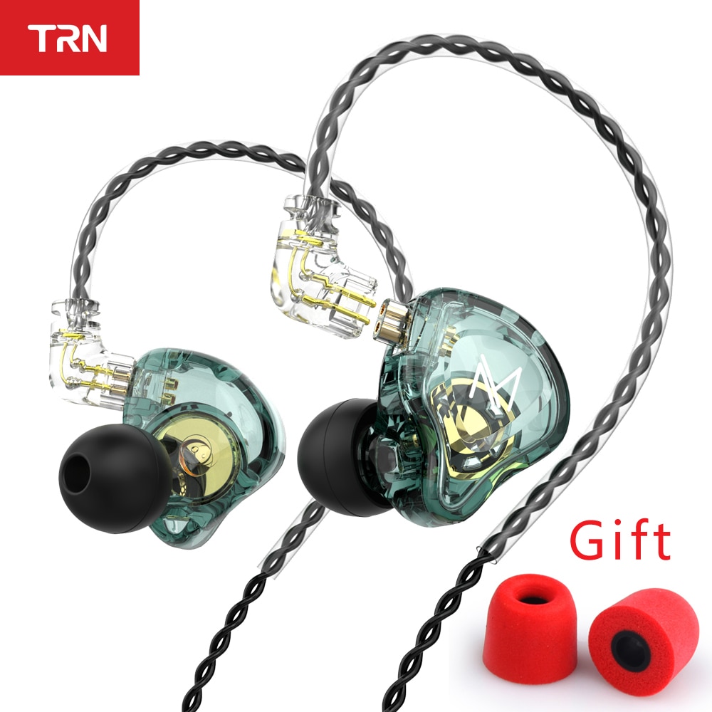 Trn  mt1 hifi in-ear-kopfhörer, dj-monitor-kopfhörer, ohrhörer, dynamischer sport-kopfhörer mit geräuschunterdrückung, iem-headset, kz edx  ed9 trn  ta1 m10 st1