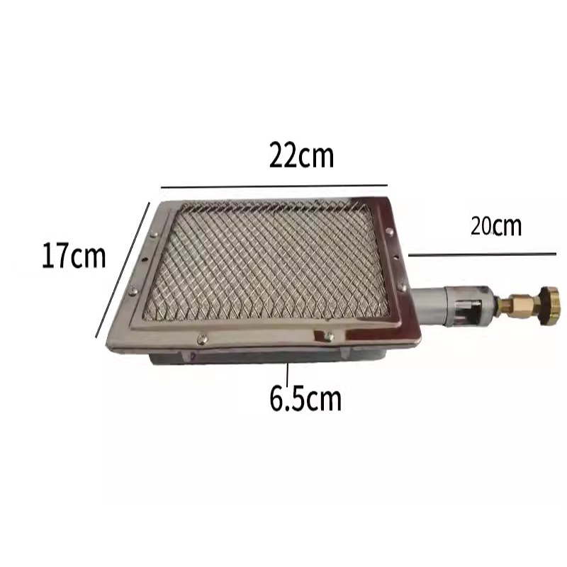 22*17 Grill BBQ infrarot keramik brenner edelstahl keramik Gas brenner alumunium platte infrarot brenner mit düse: Rosa