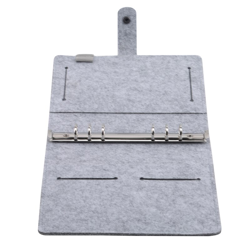 A5 A6 Felt shell fabric notebook Loose Leaf Notebook Paper Planner Inner Page ring binder Stationery Traveler Journal