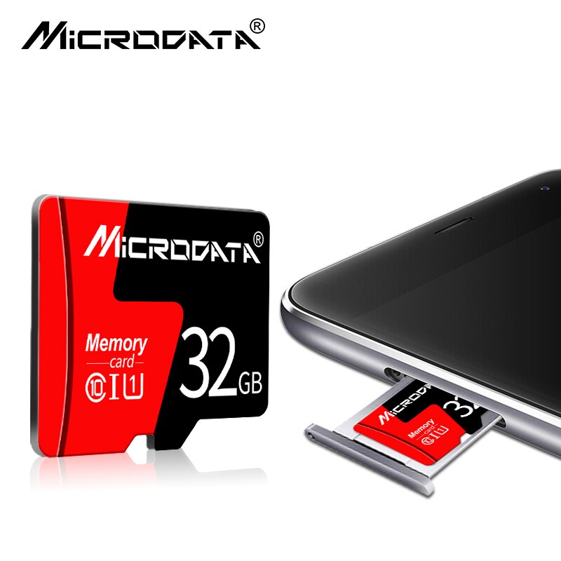 32gb micro sd-kaart 8gb 16gb tf-kaart klasse 10 64gb 128gb geheugenkaart geheugenkaart flash usb-stick met gratis adapter