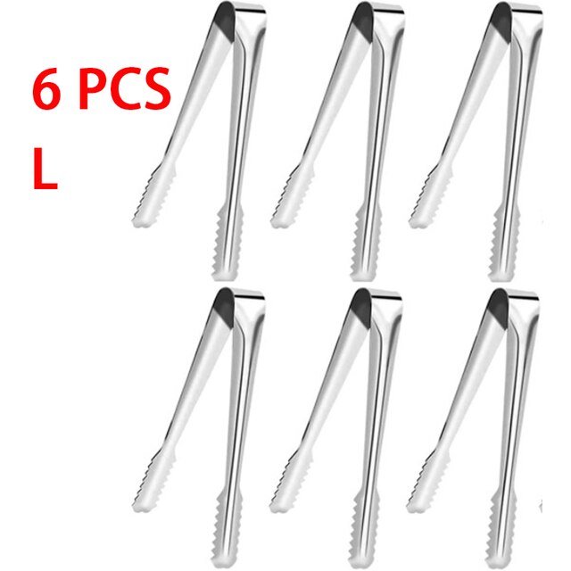 Pince à bloc de glace, Mini pince à Clip, pince à Cube de glace, pince à glace, Mini pince, pince à barre de bonbon: 6 PCS L