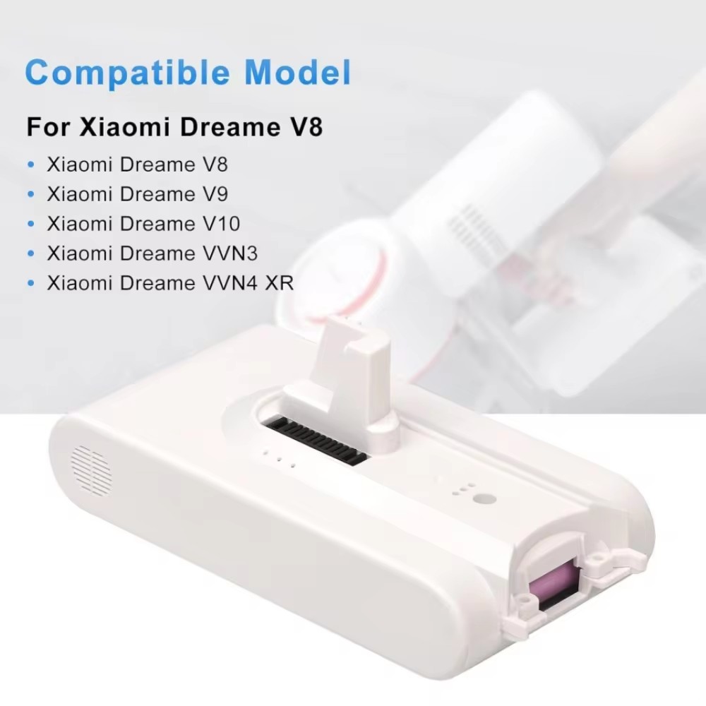 Batería Original de 5000mAh para Dreame V9 V9P XR V10 VVN3 VVN4 V8, batería de repuesto, accesorio para aspiradora inalámbrica de mano