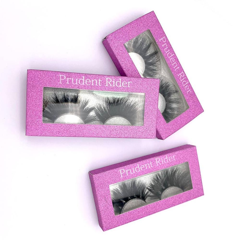 Prudent Rider 20mm 6D Real Mink Lashes Dramatic Eyelashes Bulk 6DC-Series