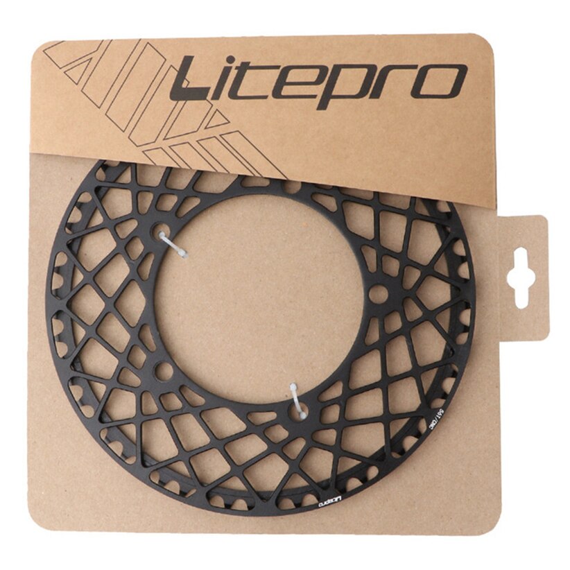 Litepro BMX Folding Bike BCD 130 Spider chainring Tray Chainwheel 53/56/58T Aluminum Alloy Crankset Chainring