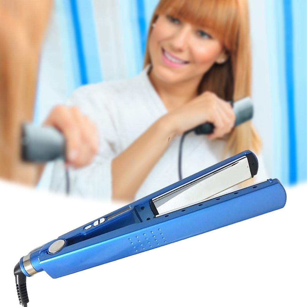 Fast Hair Straightener - Household Nano Titanium 1 Inch Flat Iron Ultra Thin Straightener Temperature Control Splint