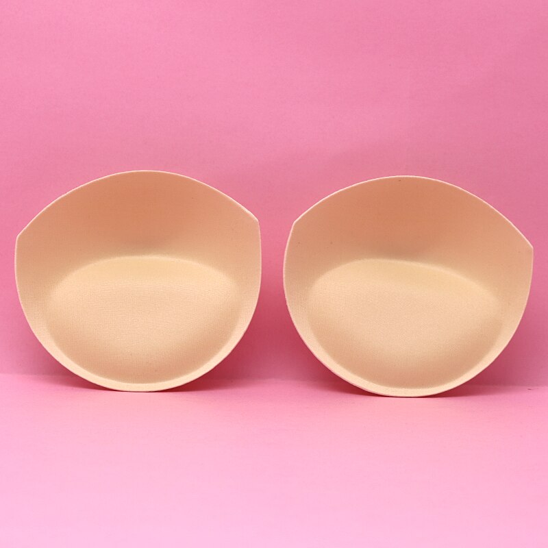 2 stuks/1 paar Dikke Foam Bra Pads Borstvergroting Verwijderbare Spons Padding Borst Push Up Padding voor Bikini badpak Accessoires