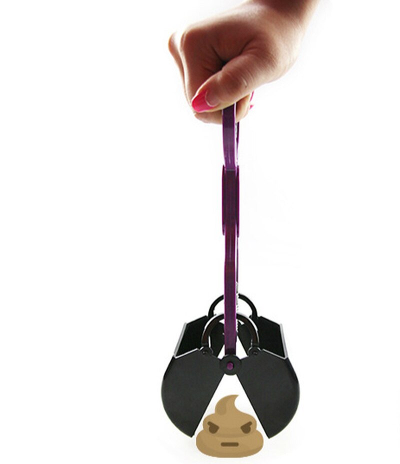1 Pcs Puppy Handle Poop Clip Foldable Pet Dog Poop Scooper Cat Toilet Cleaning Shovel Tool Durable Pet Supplies Accessories