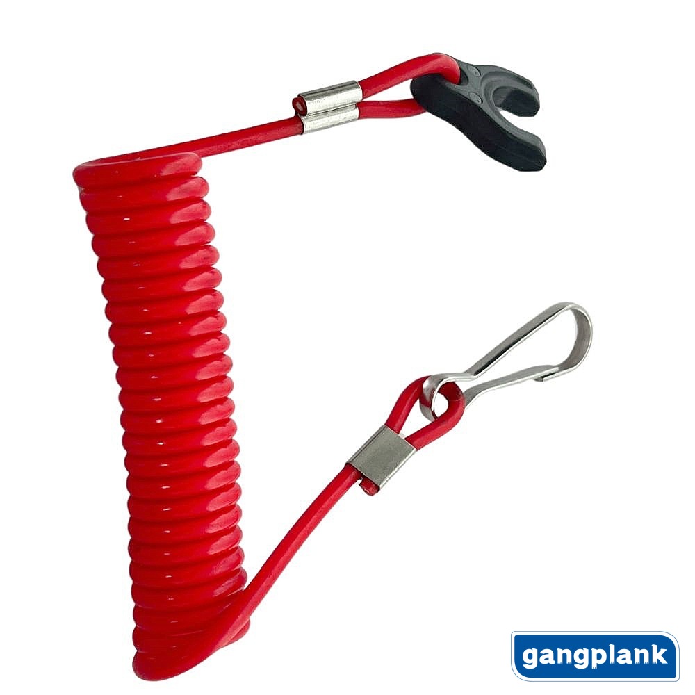 Outboard Side Mounted Control Box Emergency Stop Safety Rope 353068210M for Tohatsu Red Flameout Rope