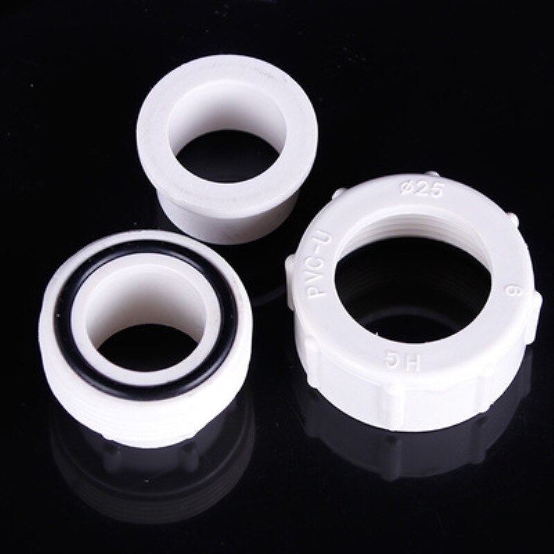 1PCS PVC-U 20mm 25mm 32mm Unie Connector PVC Plastic Waterleiding Fittingen Tuin Irrigatie Joint aquarium Accessoires