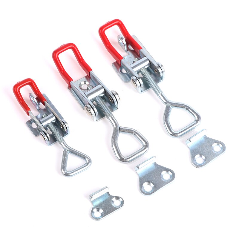 Adjustable Toolbox Case Metal Push Toggle Latch Catch Clasp Quick Release Clamp