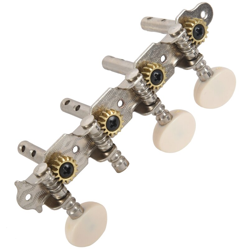Machines Tuners Pegs Tuning Key with White Pearl Knobs 4L+4R for Mandolin: Default Title