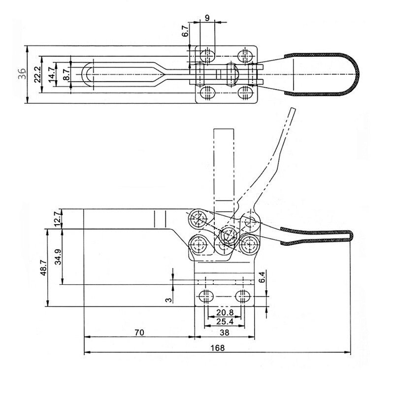 1/2 stücke GH-225D 230KG CNC Schnell Presse Platte Clamp Leuchte Holzbearbeitung Tisch Spann Befestigungs Platte Router Leuchte werkzeuge