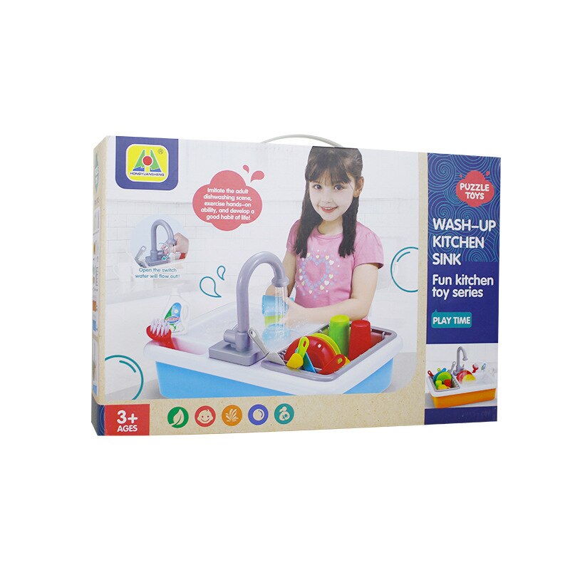 Kinderen Spelen Huis Keuken Serie Speelgoed Vaatwasser Servies Speelgoed Speelgoed Kinderen Educatief Elektrische Vaatwasser Model: Electric Dishwasher