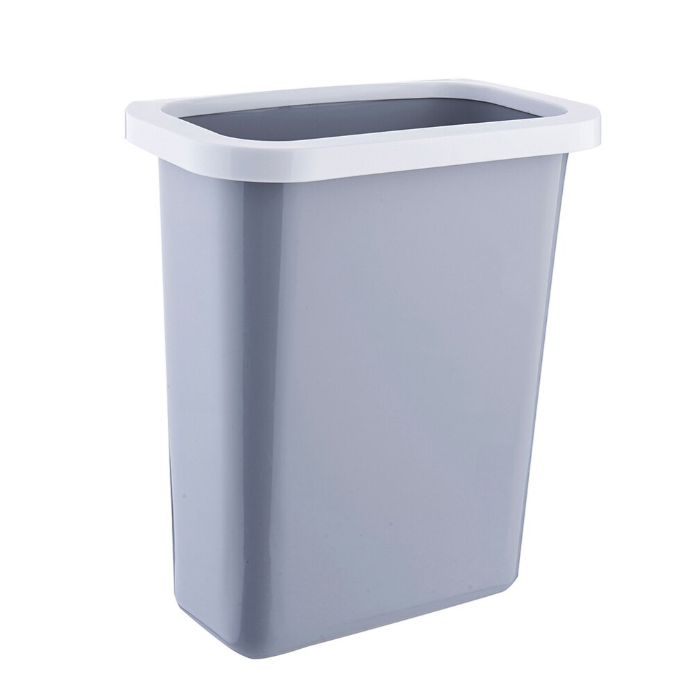 Multifunctional Hanging Waste Bin Trash Can Recycling Wastebasket for Home Kitchen Use Variety storage saving space Waste Bin: gray